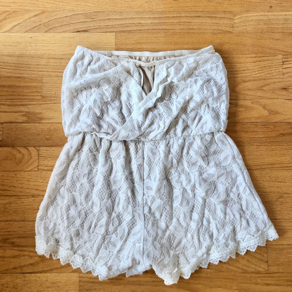 Free People Lace Romper - Picture 3 of 5